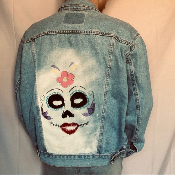 Vintage Levi’s Painted Denim Jacket - Picture 2 of 7